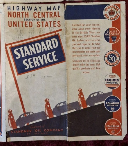1930 usa strassenkarte - 1930,