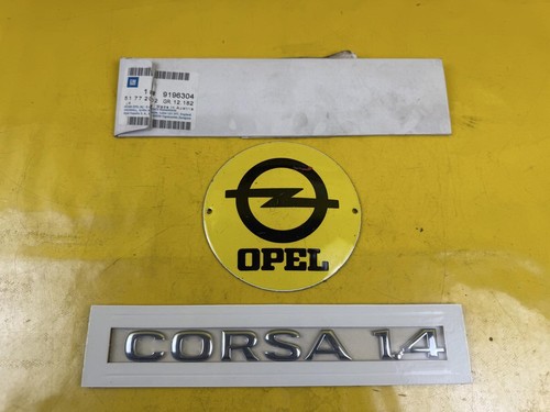 Corsa emblem opel - corsa, c