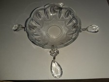 Lichtschale für Lüster mit 4 Tropfen - Durchmesser 10 cm