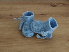 Babyschuhe,gestrickt,Handarbei