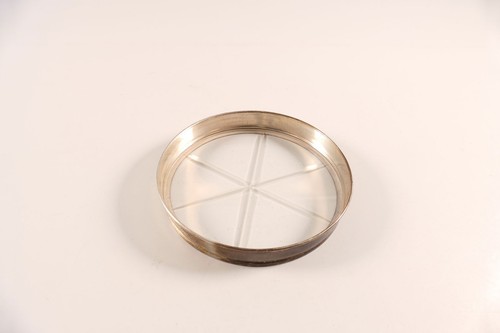 Untersetzer silber glas - untersetzer, &