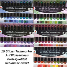 10 Twinmarker Glitzer Set Auf