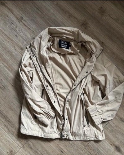 Cecil jacke beige kapuze - gr.l,