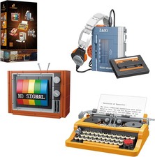 Retro player typewriter - tv,