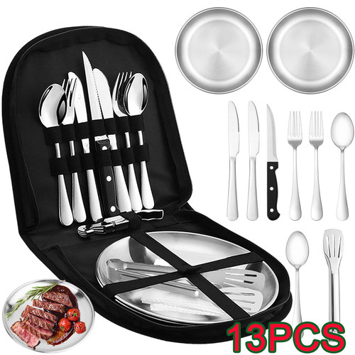 13pcs picknick besteckset - besteckset, 2