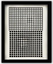 Victor vasarely heliogravure - victor, vasarely-