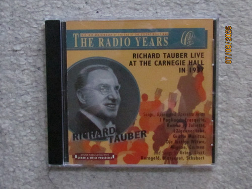 Richard tauber live - live, the