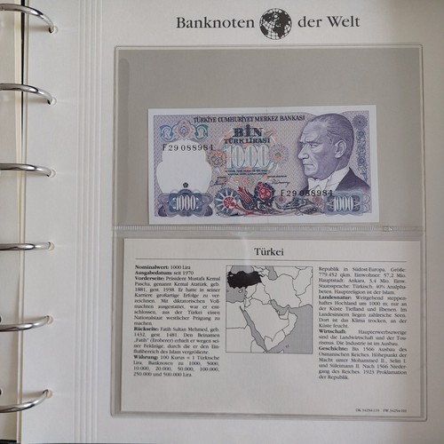 Banknoten der welt türkei - banknoten,