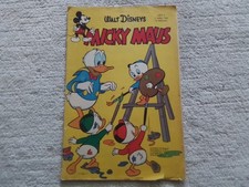 Micky Maus Heft 9 vom 2 März 1963 mit Sammelecke mit Donald, Dagobert,  Oma Duck