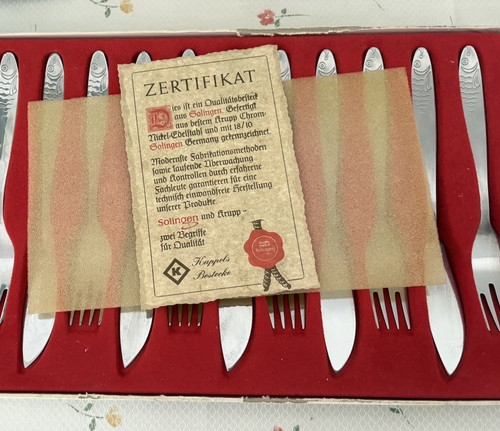 Wmf fischbesteck set - fischbesteck,