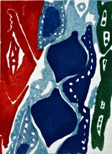 Ernst Wilhelm Nay Original Aquatinta 1966 Galerie Wolfgang Ketterer
