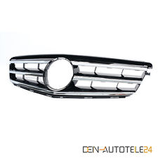 KÜHLERGRILL SPORTGRILL PASSEND FÜR MERCEDES C KLASSE W204 S204 GLANZ SCHWARZ