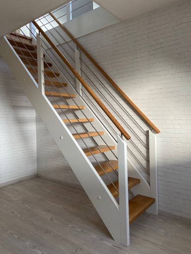 Gerade treppe fichte - gerade,
