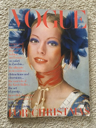 Vogue magazine december 1970 - magazine,