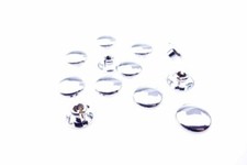 12x M6 Chrom Kappen Schrauben