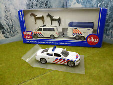 SIKU: 2310 VW Bulli T5 mit Pferdeanhänger Set Niederlande POLIZEI Version in OVP
