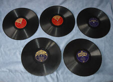 5 alte Schellackplatten -