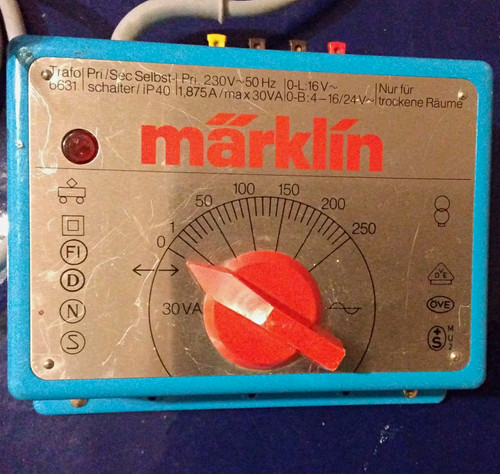 Märklin modellbahn trafo 6631 - modellbahn,