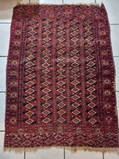 Perserteppich Orientteppich Teppich Handgeknüpft Antik(1880)  100×133