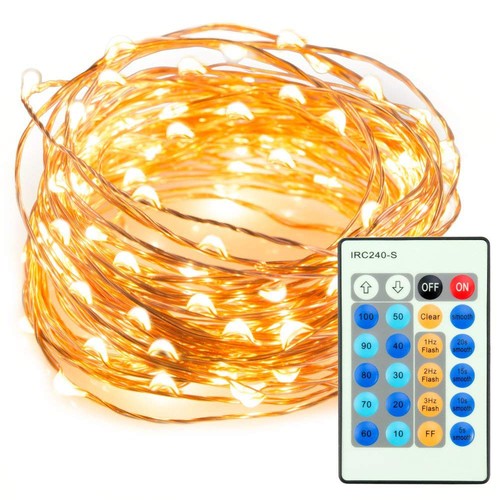 Led kupferdraht lichterkette - led,