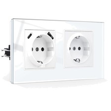 Steckdose mit USB, 2-Fach