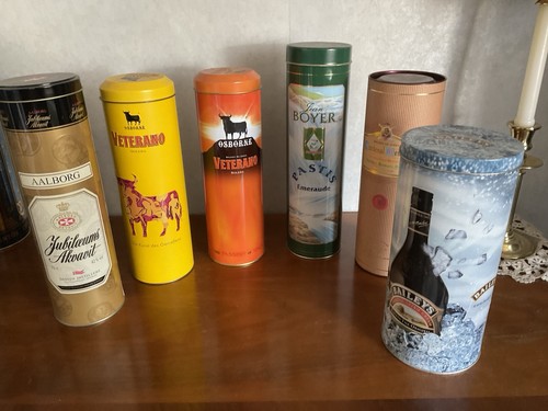 Vintage metalldosen leer - vintage,