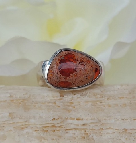 Feueropal ring 925er silber - 925er,