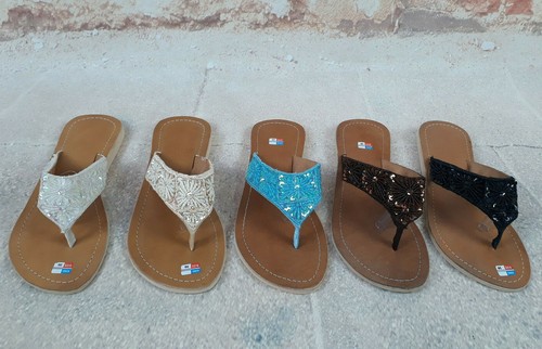 Leder badelatschen sandalen - leder,