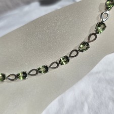 JUWELO Kiwi Topas Armband 925