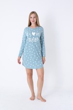 Damen Nachthemd Sleepshirt