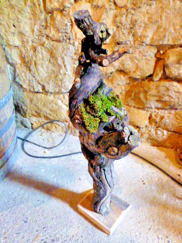 Stele skulptur holz naturholz - stele,