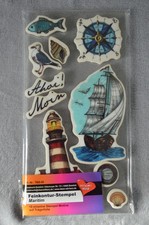 1 Bg. Feinkontur - Stempel "Maritim" von Ideen mit Herz (insgesamt 10 Stempel)  