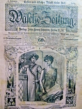 Antikes Modeheft Illustrierte