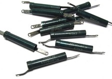 10x Keramik Röhren-Kondensator, 100 pF, 2%, 650V, 8Din 41347, NOS