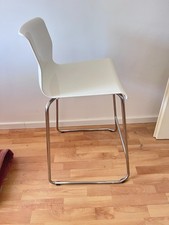 Ikea Glenn Barhocker weiß/verchromt 66cm .