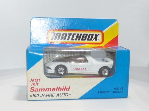 Matchbox mb49 peugeot quasar - peugeot,