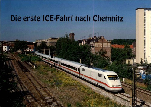 Eisenbahn motiv postkarte - motiv,