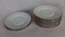 Untertasse 1 Stüc Eschenbach Bavaria Germany Goldrand Dekor 14,8 cm gebraucht