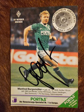 Manfred Burgsmüller (Werder Bremen), verstorben- Handsignierte AK (Original)