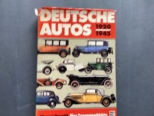 Deutsche Autos 1920-1945 Eine Typengeschichte (Werner Oswald) 1979