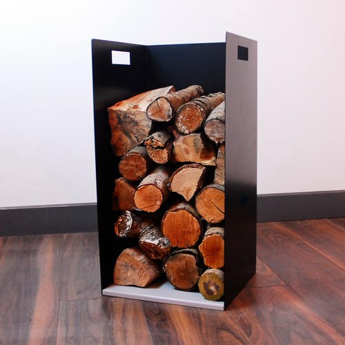 Hoher moderner kaminholz - hoher,