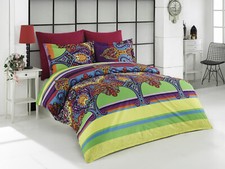 5tlg. Bettwäsche Bettgarnitur Baumwolle 200x200 200x220 220x240 cm Orient