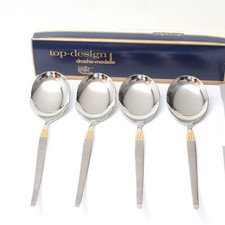 4 x Große Löffel Besteck  Top-Disign DRACHE - Modelle  LUXADOR  4-tlg. OVP Nr.15