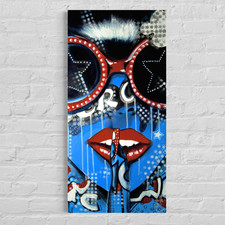 Porträt Lady – Pop Art