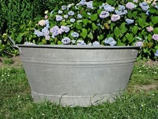 ALTE ZINK PFLANZ - GARTEN -