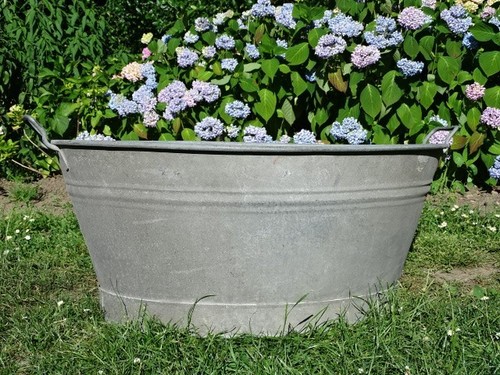 Alte zink pflanz garten - zink,