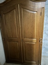 Garderobenschrank Eiche Massiv Retro