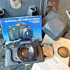 Chinon CE SLR Set: Tele, Weitwinkel, Blitz & Extender, Deine analoge Foto-Reise!