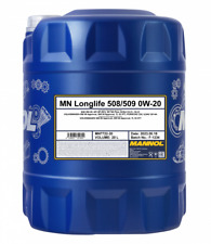 20 L MANNOL Longlife 508/509 0W-20 Motoröl 7722 API SP (RC) SN Plus ACEA C5-21