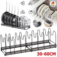 Erweiterbarer Topfdeckelhalter Küche Schublade Pfannenhalter Pfannen Organizer